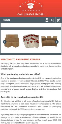 Mobile page screenshot