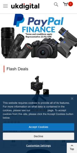 Mobile page screenshot