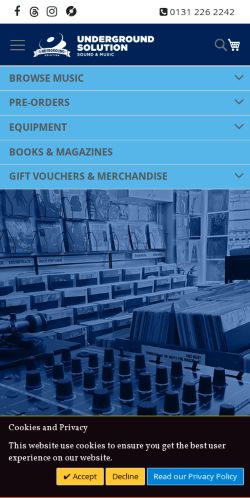 Mobile page screenshot