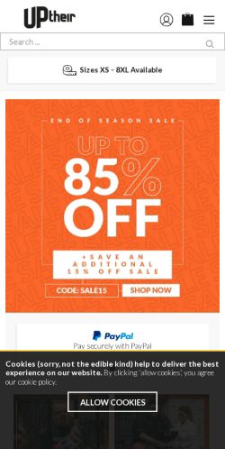 Mobile page screenshot