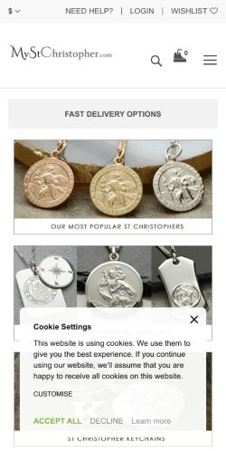 Mobile page screenshot