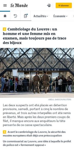 Mobile page screenshot