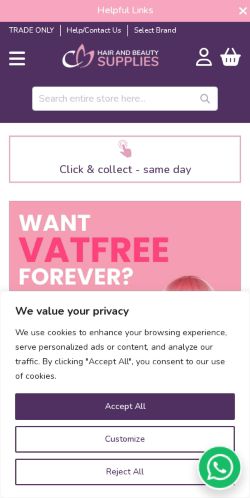 Mobile page screenshot