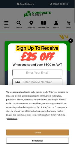 Mobile page screenshot