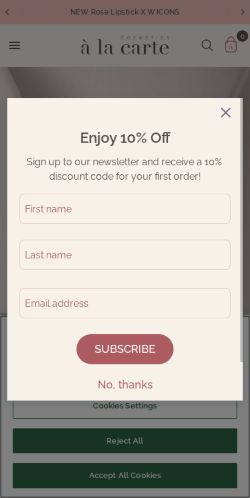 Mobile page screenshot