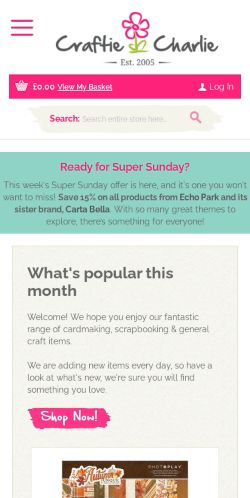 Mobile page screenshot