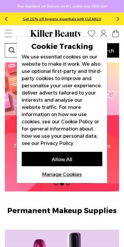 Mobile page screenshot