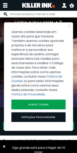 Mobile page screenshot