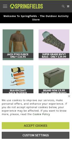 Mobile page screenshot