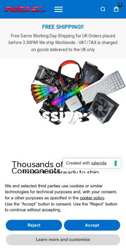 Mobile page screenshot