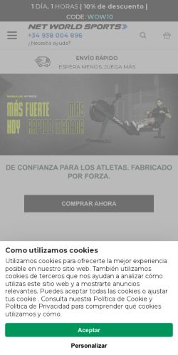 Mobile page screenshot