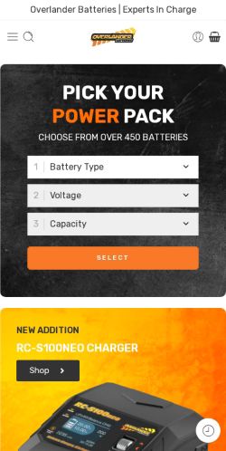 Mobile page screenshot