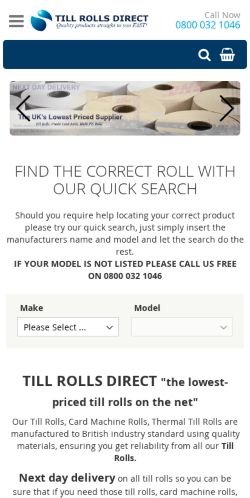 Mobile page screenshot