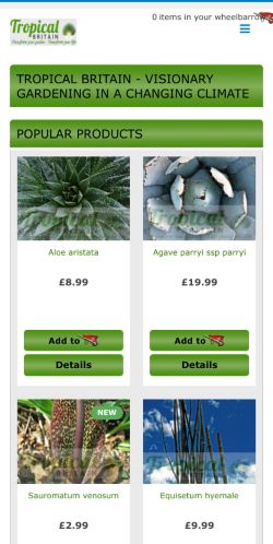 Mobile page screenshot