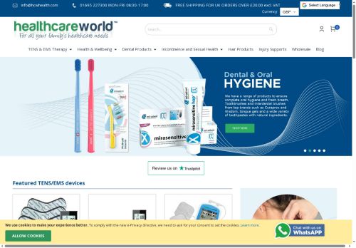 Desktop page screenshot