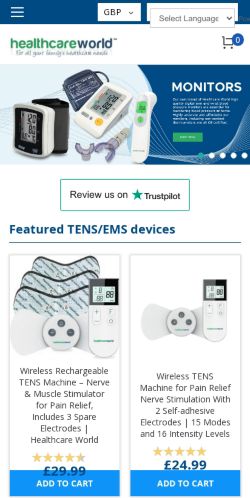 Mobile page screenshot