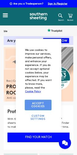 Mobile page screenshot