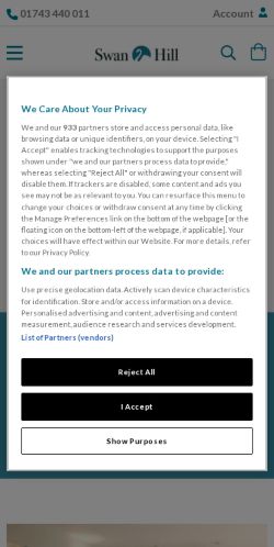 Mobile page screenshot