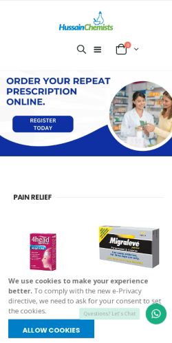 Mobile page screenshot