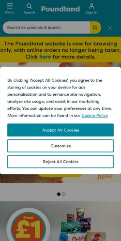 Mobile page screenshot