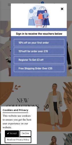 Mobile page screenshot