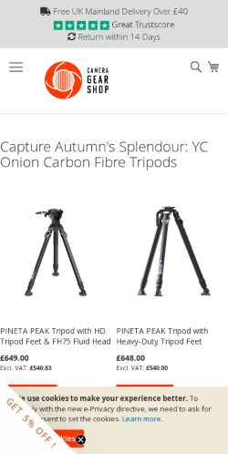 Mobile page screenshot