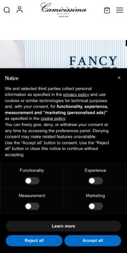 Mobile page screenshot