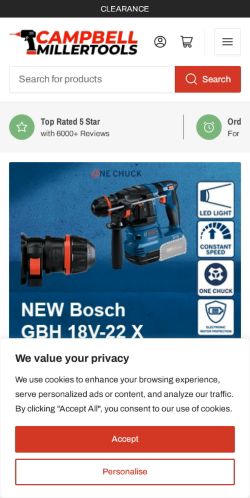 Mobile page screenshot