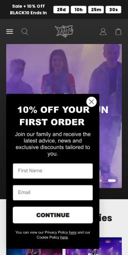 Mobile page screenshot