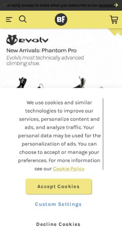 Mobile page screenshot