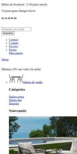 Mobile page screenshot