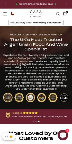 Mobile page screenshot