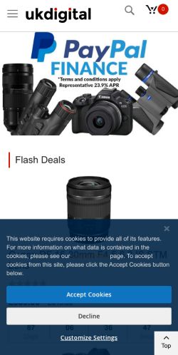 Mobile page screenshot