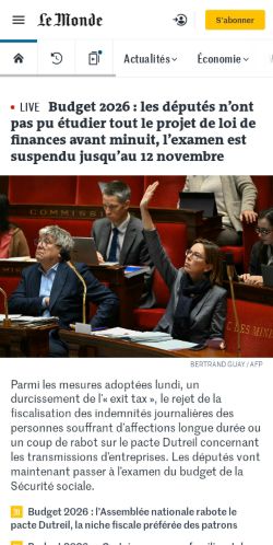 Mobile page screenshot