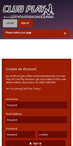 Mobile page screenshot