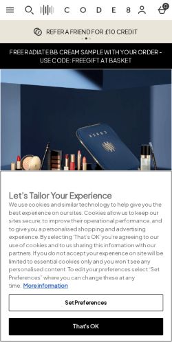 Mobile page screenshot