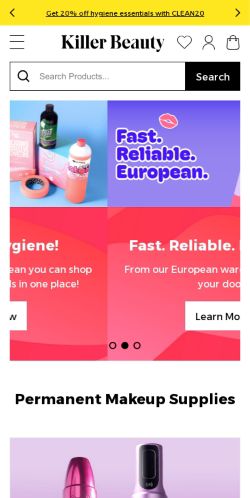 Mobile page screenshot