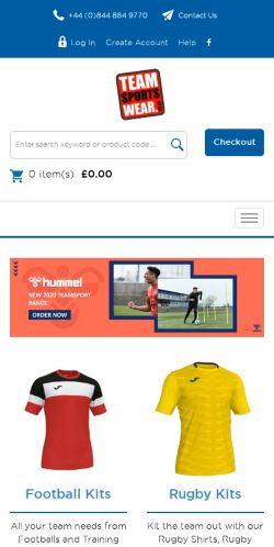 Mobile page screenshot