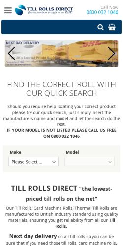 Mobile page screenshot