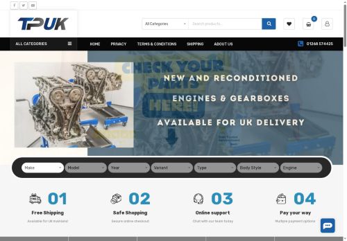 Desktop page screenshot