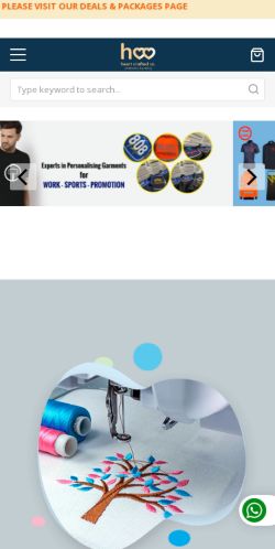 Mobile page screenshot