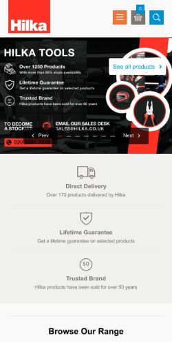 Mobile page screenshot