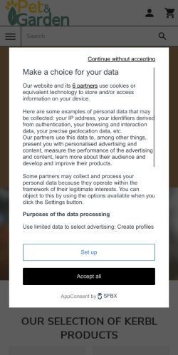 Mobile page screenshot