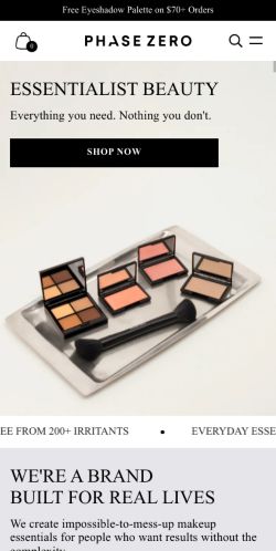 Mobile page screenshot