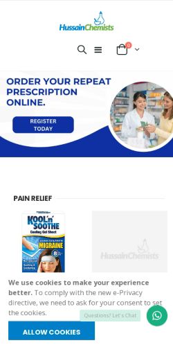 Mobile page screenshot