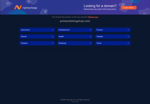 Desktop page screenshot