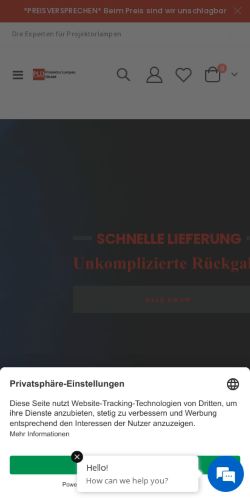 Mobile page screenshot