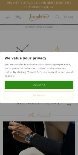 Mobile page screenshot