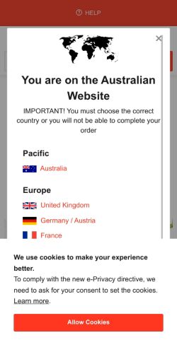 Mobile page screenshot