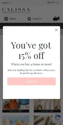 Mobile page screenshot